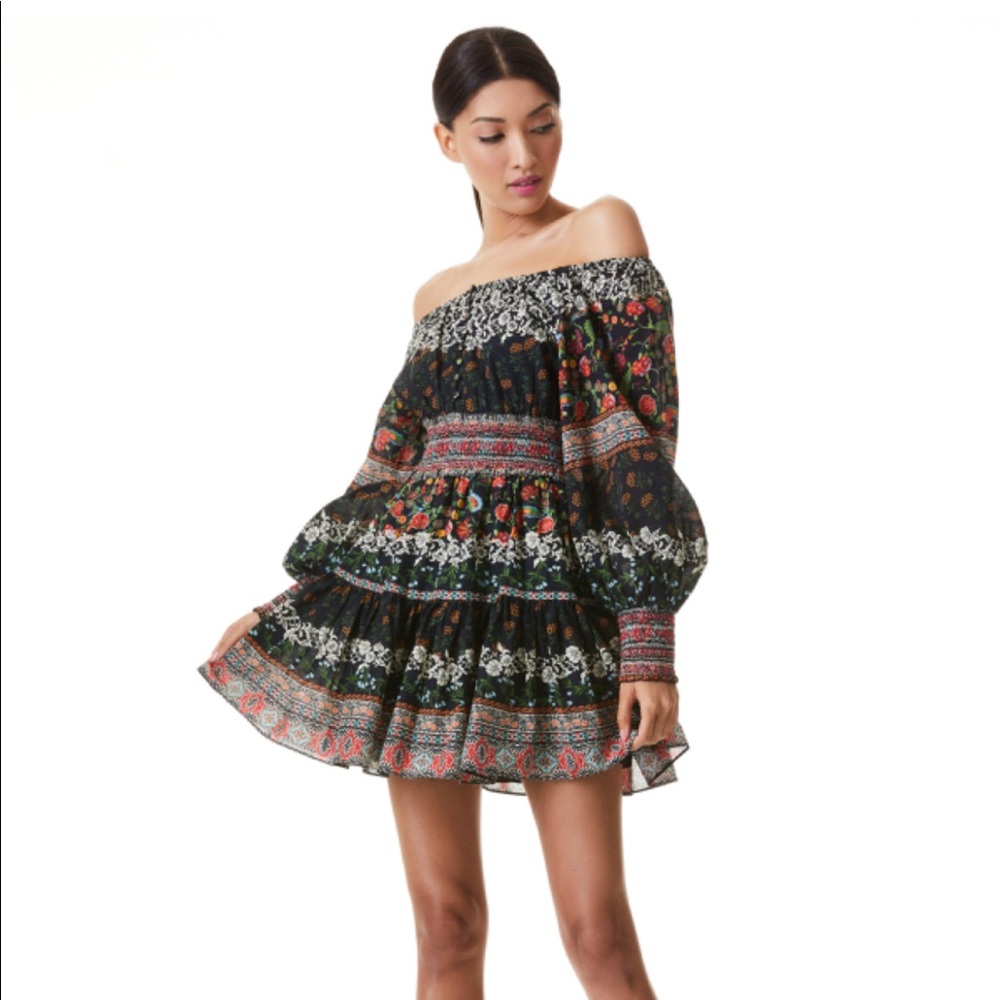 Alice + Olivia Tiered Clementina Dress